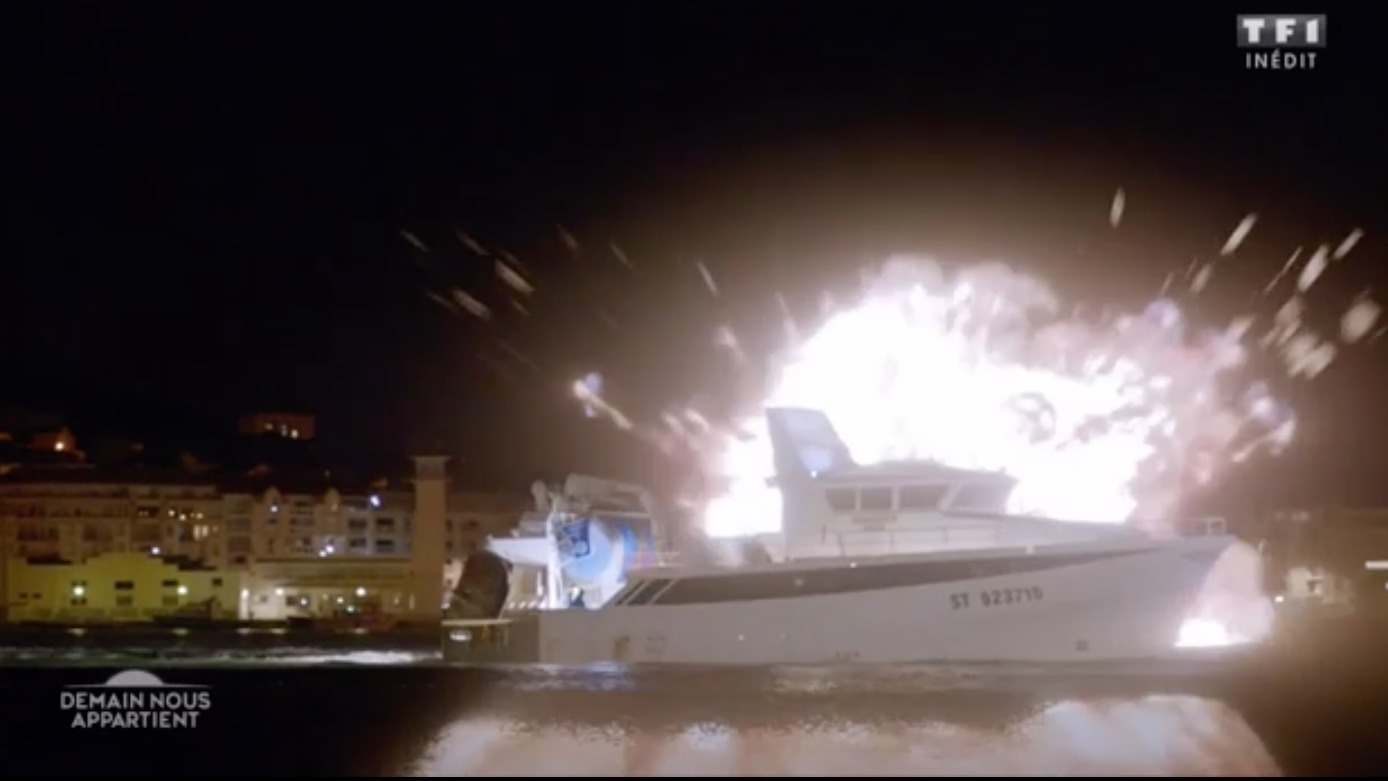 Explosion du bateau